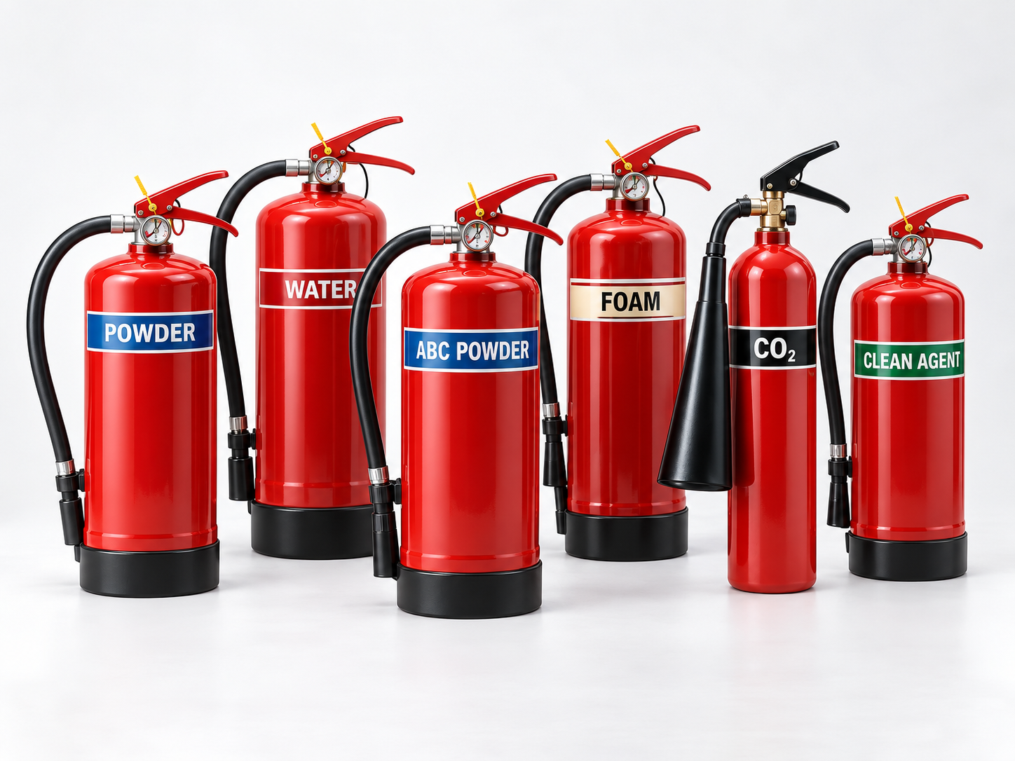 Portable fire extinguisher product range