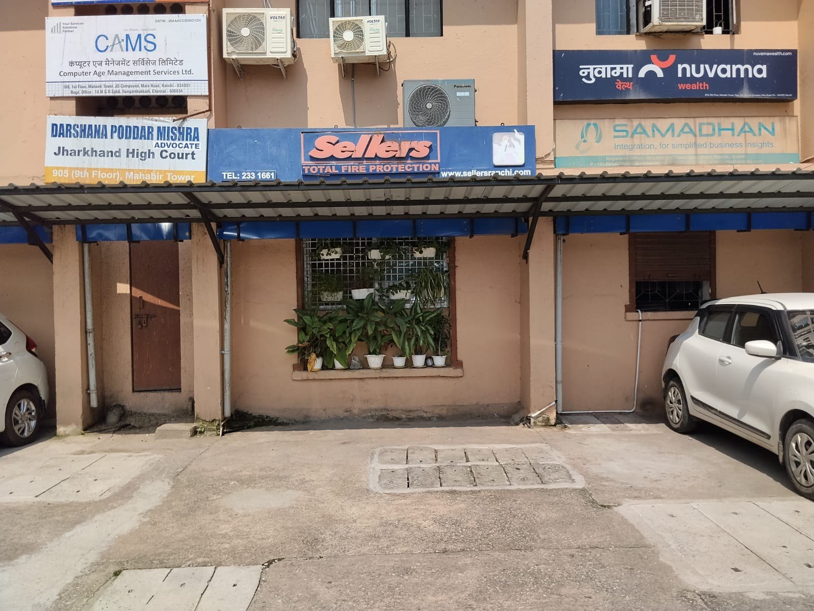 Sellers Total Fire Protection office exterior at Mahabir Tower